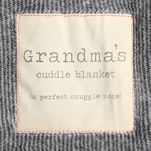 Demdaco Grandma And Me Mauve Purple 60 X 70 Fleece Fabric Foot Pocket Throw Blanket #TOP3