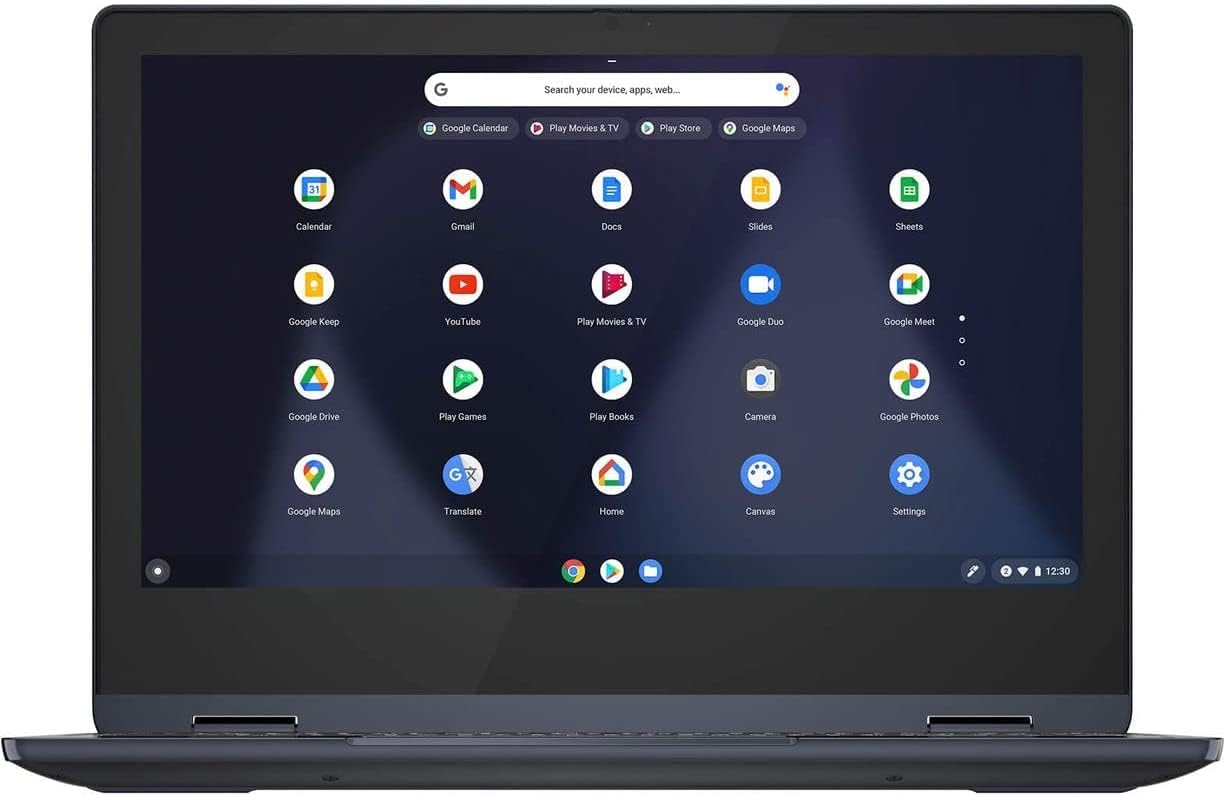 Lenovo 2022 Flex 3 Touchscreen Chromebook, 2-in-1 11.6" HD for Business and Student Laptop, MT8183 CPU, 4GB LPDDR3, 64GB eMMC, Webcam, Blue, Chrome OS, 32GB USB Card
