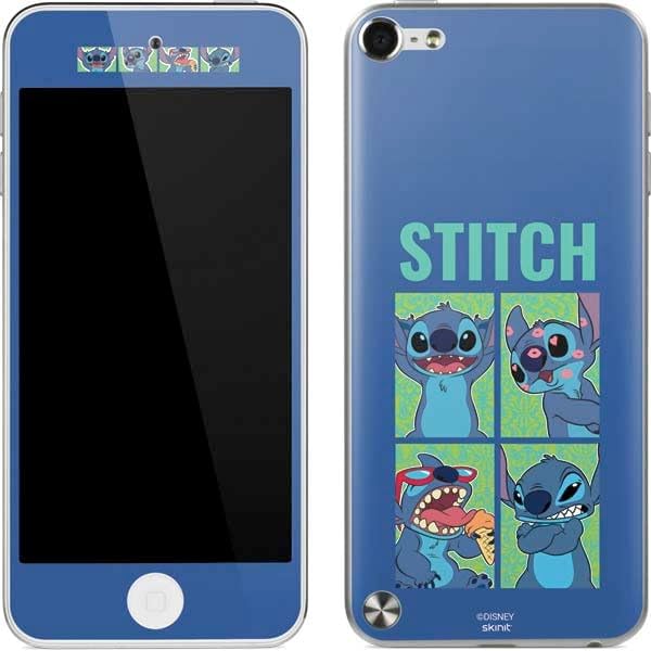 Miniatura 4 de Skinit Calcomanía para reproductor de MP3 compatible con iPod Touch (5 generación y 2012), diseño oficial de Disney Lilo y Stitch Stay Weird