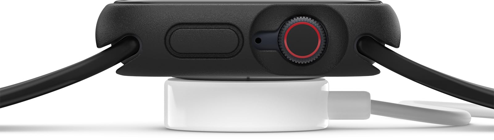 OtterBox Bumper Apple Watch Series 8/7-45mm, antichock e cadute, sottile e protettivo per schermo e bordi dell' Apple Watch, Nero