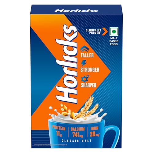 Image of Horlicks Health & Nutrition Drink 2 kg Refill Pack, For immunity and 5 signs of growth (Classic Malt) & Health & Nutrition Drink 1 kg Refill Pack, For immunity and 5 signs of growth (Classic Malt)