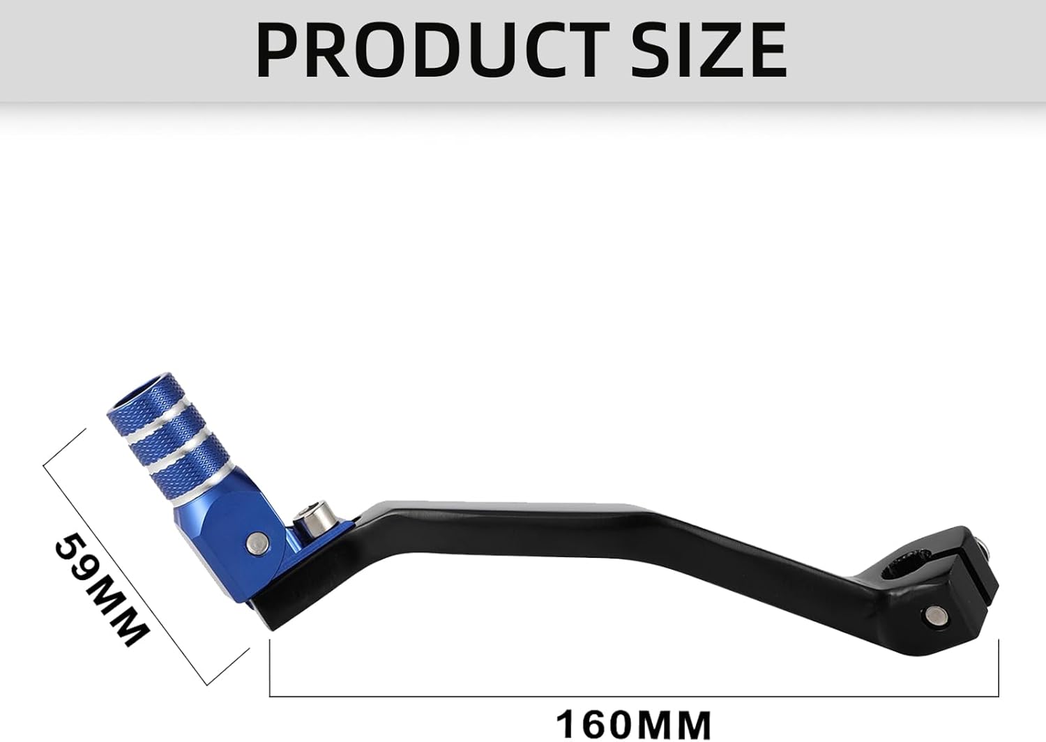 Forged Dirt Bike Gear Shifter,Folding Motorcycle Shift Lever for YZ125 YZ250 05-24/YZ65 18-24/YZ85 02-24/TTR230 05-24/YZ125X 17-23/YZ250X 16-23/YZ125G YZ250G 16-Blue