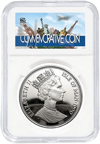 Miniatura 7 de 10 unidades de protector de losa para monedas, estuche de almacenamiento de cápsula de 1.063 in, apto para 12 oz de oro de EE. UU. y águilas platino