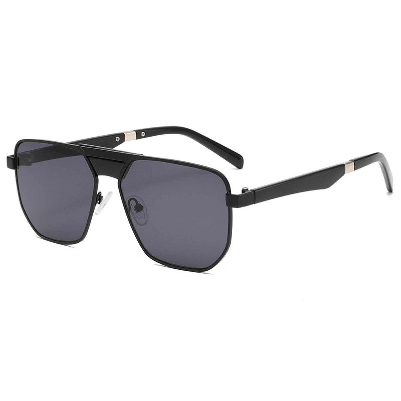 Lunettes de soleil de luxe vintage aux finitions classiques soignées