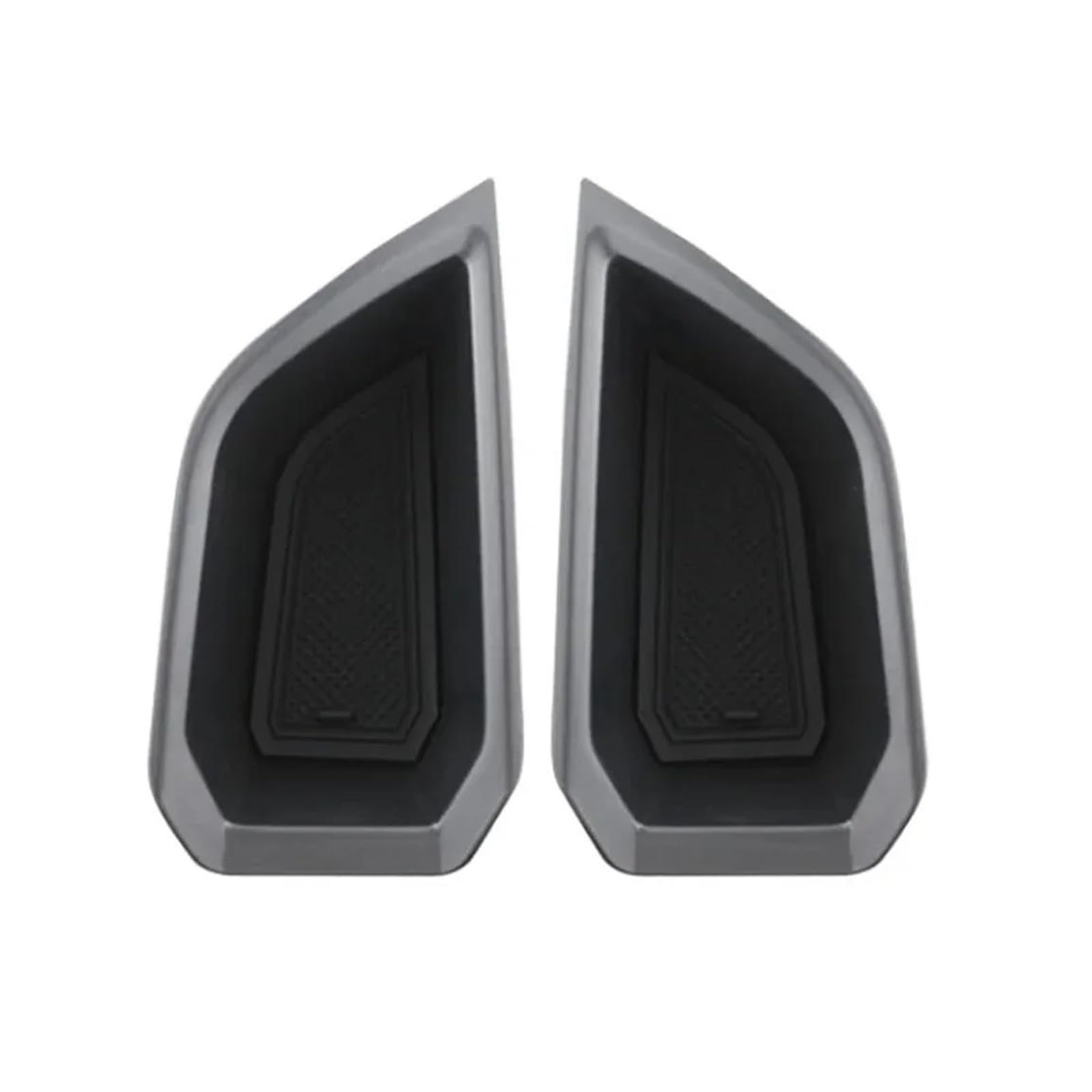 CPXCTZFZUB For Audi Q4 E-Tron Etron 2019-2025 ABS Car Door Handle Storage Boxes Armrest Holder Tray Organizer Auto Centre Console Storage Box(2Pcs rear door)