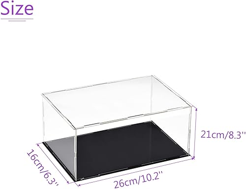Miniatura 2 de DMiotech 1 caja de acrílico transparente a prueba de polvo 98 x 59 x 39 pulgadas para coleccionables