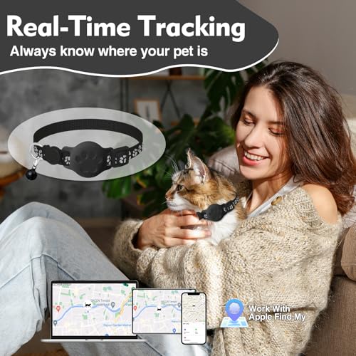Collier GPS pour petit chat en extérieur traceur discret étanche