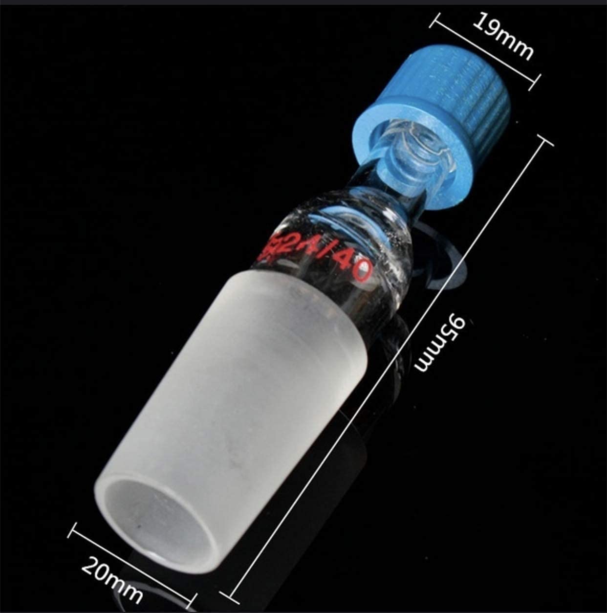 Luoxun-LX 1000ml Kit di Vetreria per Laboratorio di Chimica per Distillazione di Oli Essenziali, Famiglia 24/40