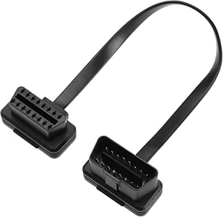 OBD2 Cord Extension Cable Replacement 16 Pin Male to Female Extension Cable Car Diagnostic Extender Cord Adapter for Bluetooth Wifi USB ECU Readers