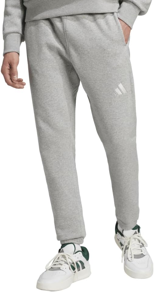 Adidas Mens All Szn Fleece Regular Tapered Pants - Image 4
