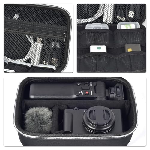 Funda de cámara Casmilee para Canon G7X y Sony ZV-1 miniatura 5