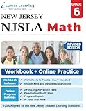 New Jersey Student Learning Assessments (NJSLA) Test Practice: 6th Grade Math Practice Workbook and Full-length Online Assessments: New Jersey Test Study Guide (NJSLA by Lumos Learning)