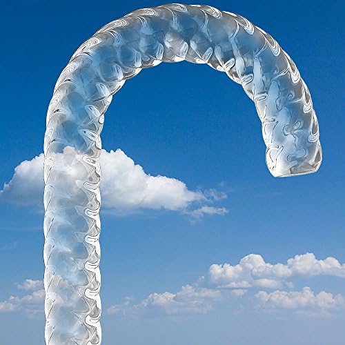 Crystal Ridges Tourist Walking Cane With Clear Lucite Shaft #TOP2
