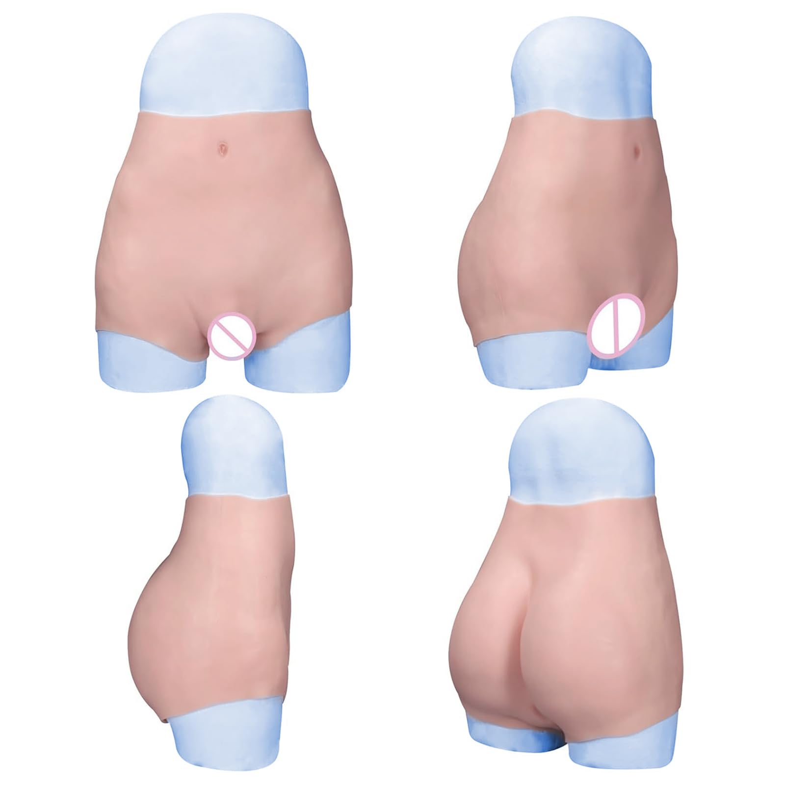 Silicone Knicker Crossdresser Ropa interior moldeadora 100% silicona Shapewear sin costuras