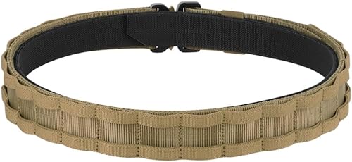Miniatura 3 de KRYDEX Cinturón MOLLE Rigger de Liberación Rápida 1.75 Pulgadas Cinturón Táctico Resistente Interior y Exterior