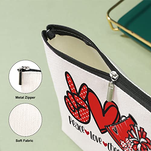 Funny Cheerleading Make Up Bag Cheerleader Lover Gift For Women Cheerleading Accessories Stuff Decor Thank You Gifts Cosmetic Travel Bag For Sport Team Best Friend Her Mom Sister Coworker Birthday #TOP2