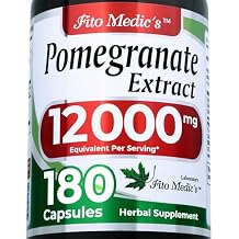 FITO MEDICS Lab Pomegranate Extract Supplement, 180 Capsules, Herbal Formula