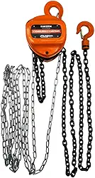 Talha Manual 1 Tonelada 1000KG 3M de Elevação com Corrente FAK13TM Carbon Fak