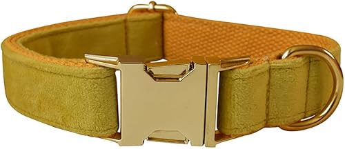 Miniatura 9 de Collar de perro con pajarita, collares de terciopelo para perro con hebilla de metal desmontable, collares ajustables suaves y cómodos para perros