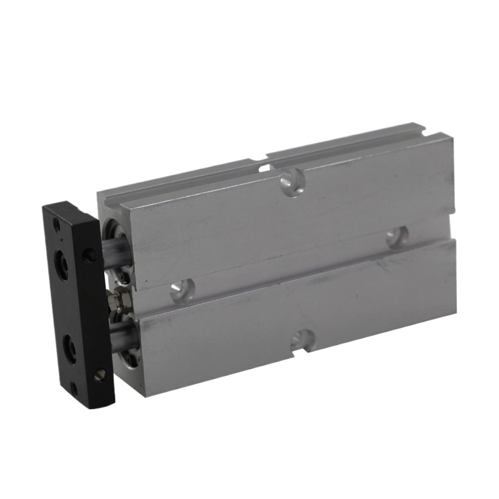 Vérin pneumatique TN 16mm double tige pour guidage précis