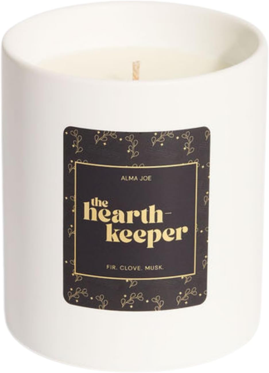 Premium Balsam Fir, Clove, Berries, & Musk | Essential Oil, Natural Soy & Coconut Wax for Home | 12 oz. Ceramic Jar | 80+ Hour Burn Time | Non-Toxic | Made in The USA