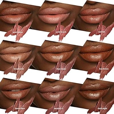 Mented Cosmetics Nude Lipstick for Women, Semi-Matte Long-Lasting Lip Stick, Moisturizing Vegan, Paraben & Cruelty-Free, Enhances All Complexions, Perfect for Everyday Makeup, Dark Night