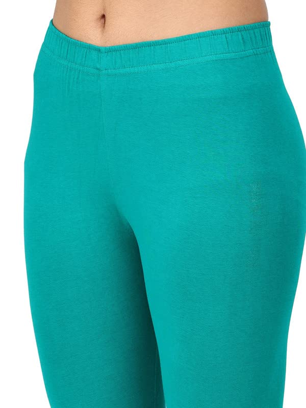 Image of Robinbosky Premium Stretchable Cotton Capri Legging for Women | Suitable for Formal wear & Casual wear | High-End Elastic Makes. The Leggings Squat Proof and Durable for Travel, Yoga, & Workout.