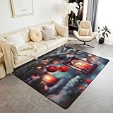 Dimensions du tapis : 3 pieds 3 pouces de largeur sur 4 pieds 11 pouces de longueur. 39 pouces de largeur sur 59 pouces de longueur, 100 cm x 150 cm. L'épaisseur du tapis est de 0,3 pouce.