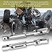 RC Car Drive Shaft, 2 Pcs Metal Universal RC Drive Shaft for WPL 1/16 Scale RC Military Truck RC Model Upgrade Parts Accessories