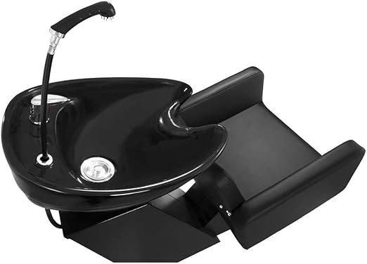 Physa Bac Lave Tete Bac A Shampoing Coiffure Salon De Coiffure Noir Termoli Dimensions Evier 50 5x60cm Dimensions 120x64x95cm Cadre Acier Garnissage Mousse Eco Cuir Amazon Fr Beaute Et Parfum