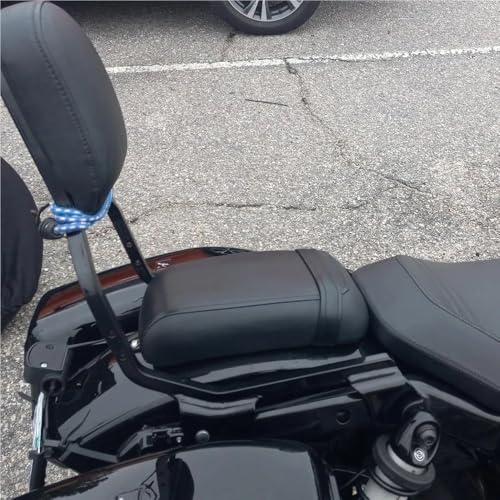 Coussin dossier arrière moto assise passager haut de gamme pour Nightster 975 RH et RH975 - 3