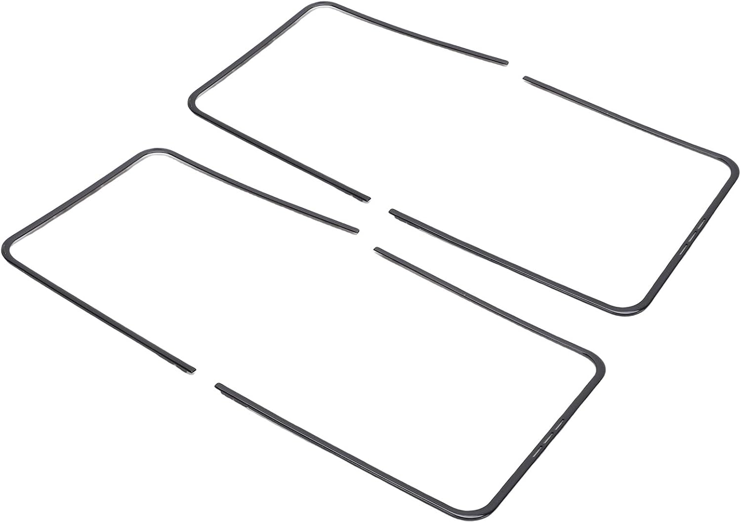 Yunseity LCD Bezel Repair Accessories, 2 Set Replacement for Z Flip 5 5G F731, Phone Screen Frame Repair Supplies with Easy Install Tool Kit