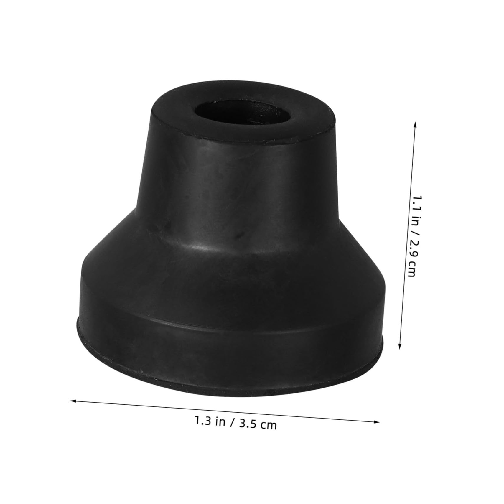 ARTIBETTER Walking Stick Crutch Accessories 4pcs Rubber Replacement Foot Pads Anti-Slip Tips for Stability