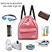 KIKIGOAL Dry Wet Separated Swimming Bag Portable Drawstring Backpack Waterproof Gym Sports Pool Beach Gear Bag