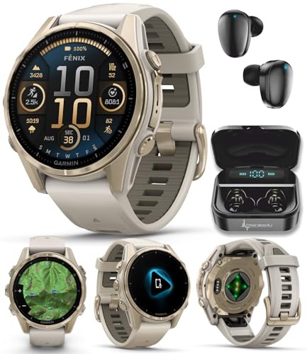 Wearable4U Garmin Fenix 8 – 43 mm Sapphire, AMOLED