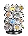 K Cup Storage Deluxe Steel Spinning Carousel, 24 Ct. Keurig, Black