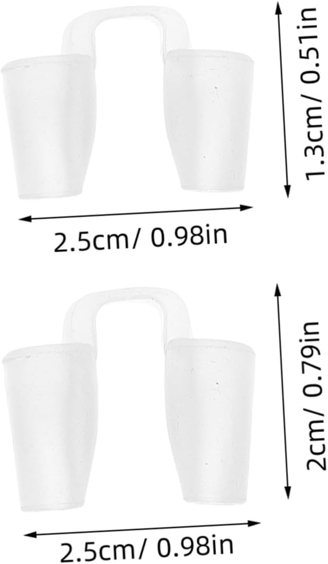 2pcs Nose Pad Retainer for Rhinoplasty Invisible Nose Support for Recovery Durable and Comfortable Essential for Maintaining Shape