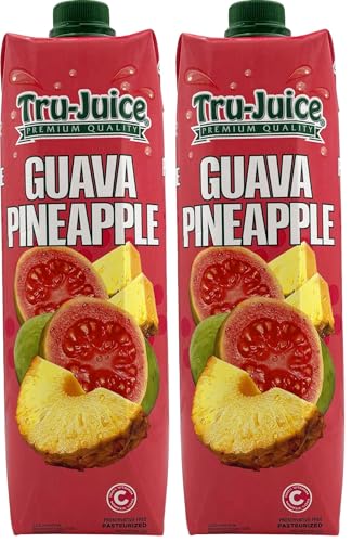 Tru-Juice Homemade Guava/Pineapple, 1 Liter (Pack of 2)