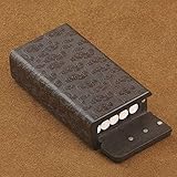 Größe: 98 * 50 * 26 mm (Kapazität 10), 98 * 66 * 34 mm (Kapazität 20), Gewicht 120 g, leicht zu tragen