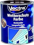 vectra farben 2in1 holzschutzlasur Verbrauch pro m²: ca. 95 ml, Reichweite: ca. 52 m² bei einem Anstrich