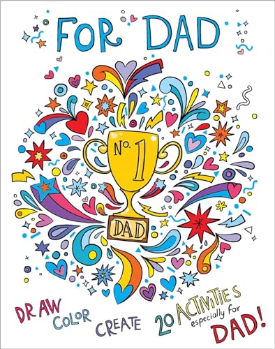 For Dad: Coloring Book: Color-Your-Own Art & Activity Book (Gallery Wall Art)