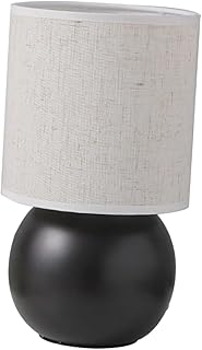 Ceramic Table Lamp with USB Button Vintage Decorative Night Light for Be...