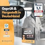 Spot On Repellent - 3 Tuben - Gegen Flöhe, Zecken, Läuse - Für Katzen und Hunde - Zum direkten Auftragen auf die Haut - Zeckenschutz Katze - Zeckenschutz Hund - Zeckenmittel (L (20-30 KG))