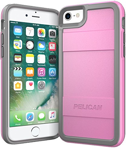 Pelican Protector Phone Case for iPhone 7 (Pink/Gray)