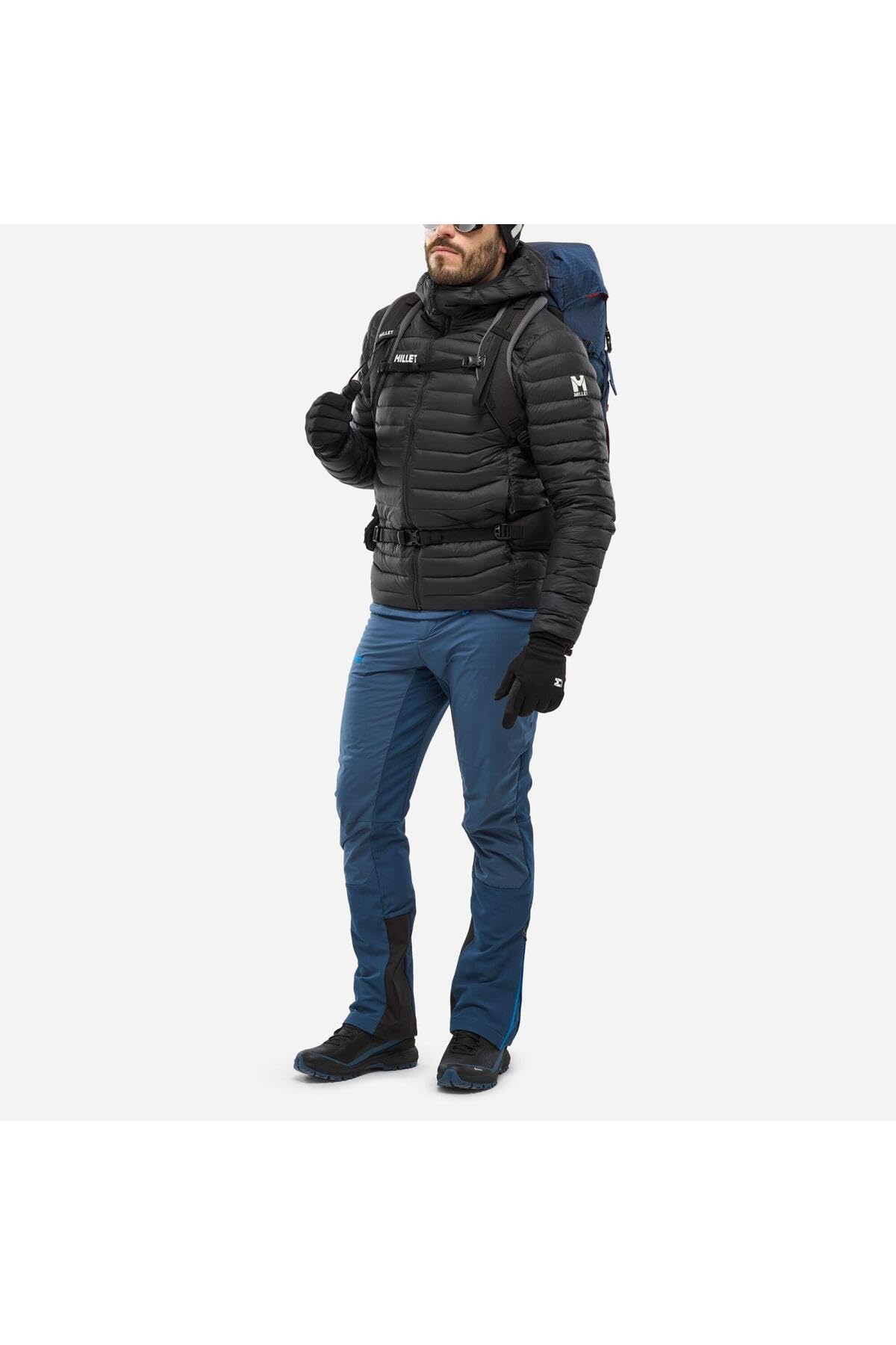 MILLET Doudoune Homme EVOLE LIGHT 700 HD Compressible Légère Déperlante (FR/ES, Alpha/lettres, M, Taille normale, Taille normale, Noir)