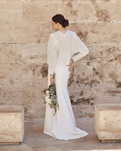 Elegant Wedding Cover Up, Bridal Wrap Shawl, Open Front Cardigan Bolero (WHITE)4