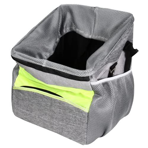 HOLIDYOYO Oxford Cloth Pet Bike Basket Bike Pet Carrier Collapsible Waterproof Easy to Install for Cats Dogs