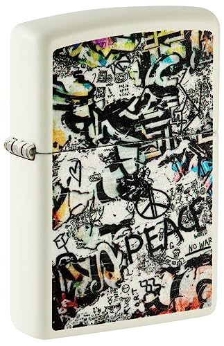 Zippo Street Art Graffiti Glow in The Dark Pocket Lighter