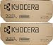 Kyocera TK-3122 (TK3122) Black Toner Cartridge 2-Pack for ECOSYS M3550idn, M3560idn, FS-4200DN