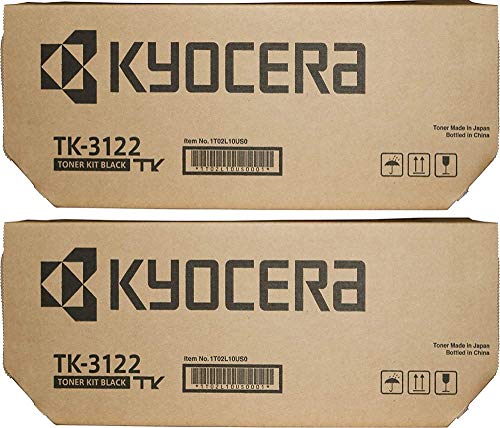 Toner Kyocera TK-3122 noir pack de 2 pour ECOSYS M3550idn